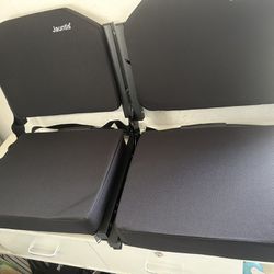 Stadium Seats for Bleachers, Bleacher Seats with Ultra Padded Comfy Foam Back
