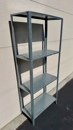 4-Tier All-Metal Storage Shelf – Garage / Workshop – $30 Firm