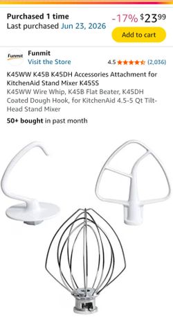 Kitchenaid 4.5-5qt Mixing Accessories