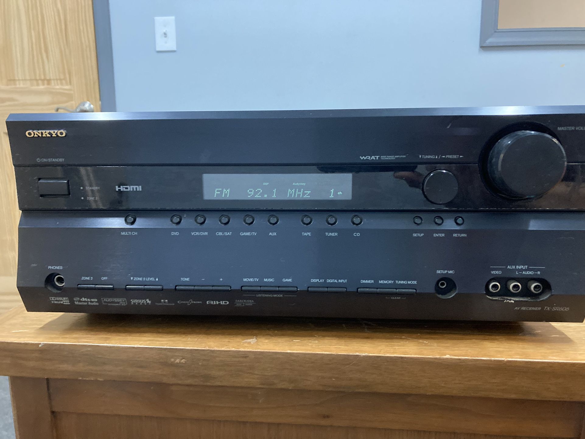 Onkyo Home Theater Receiver tx-sr606