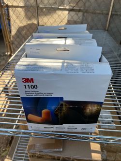 3M foam earplugs - 3 boxes available