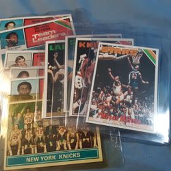 1975 Topps Basketball 10 Cards