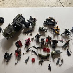 Nice lot of Halo action figures toys accessories Mini Figure not LEGO
