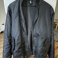 Black Bomber Jacket