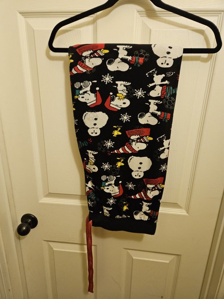 Snoopy And Woodstock Winter Fleece Sleep/lounge Pants