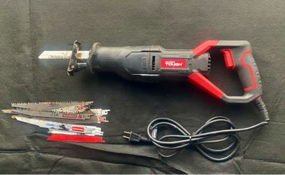 Hyper Tough 6.5Amp Corded Reciprocating Saw with 10 Extra blades