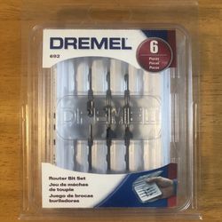 Dremel 6 pc. Router Bit Kit