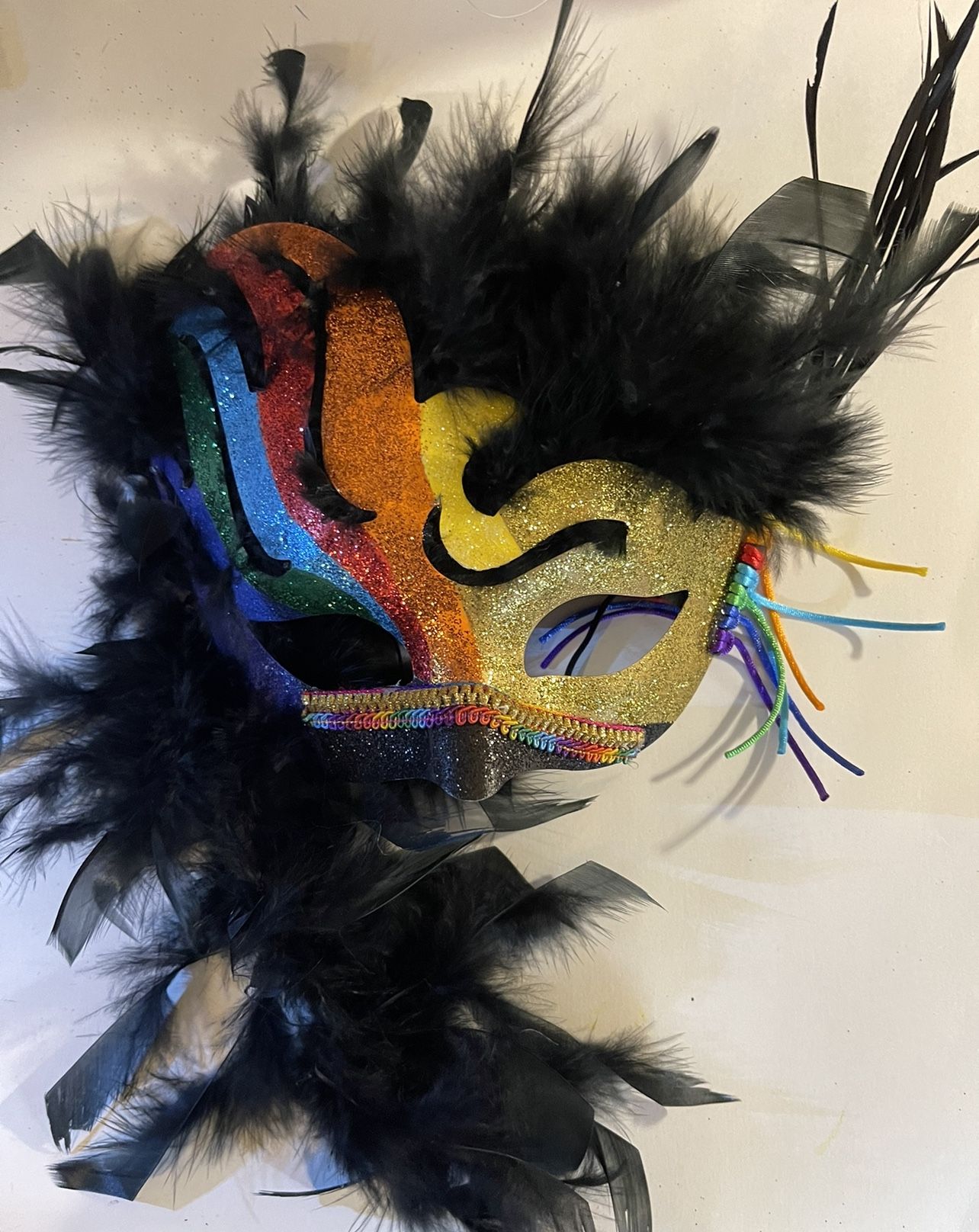 Custom Hand Made Masquerade Masks π- Not Just Halloween Feathers Glitter Plaster Paint Lace Sexy To Scary - Order Now Or But 1 Of The 20 Made