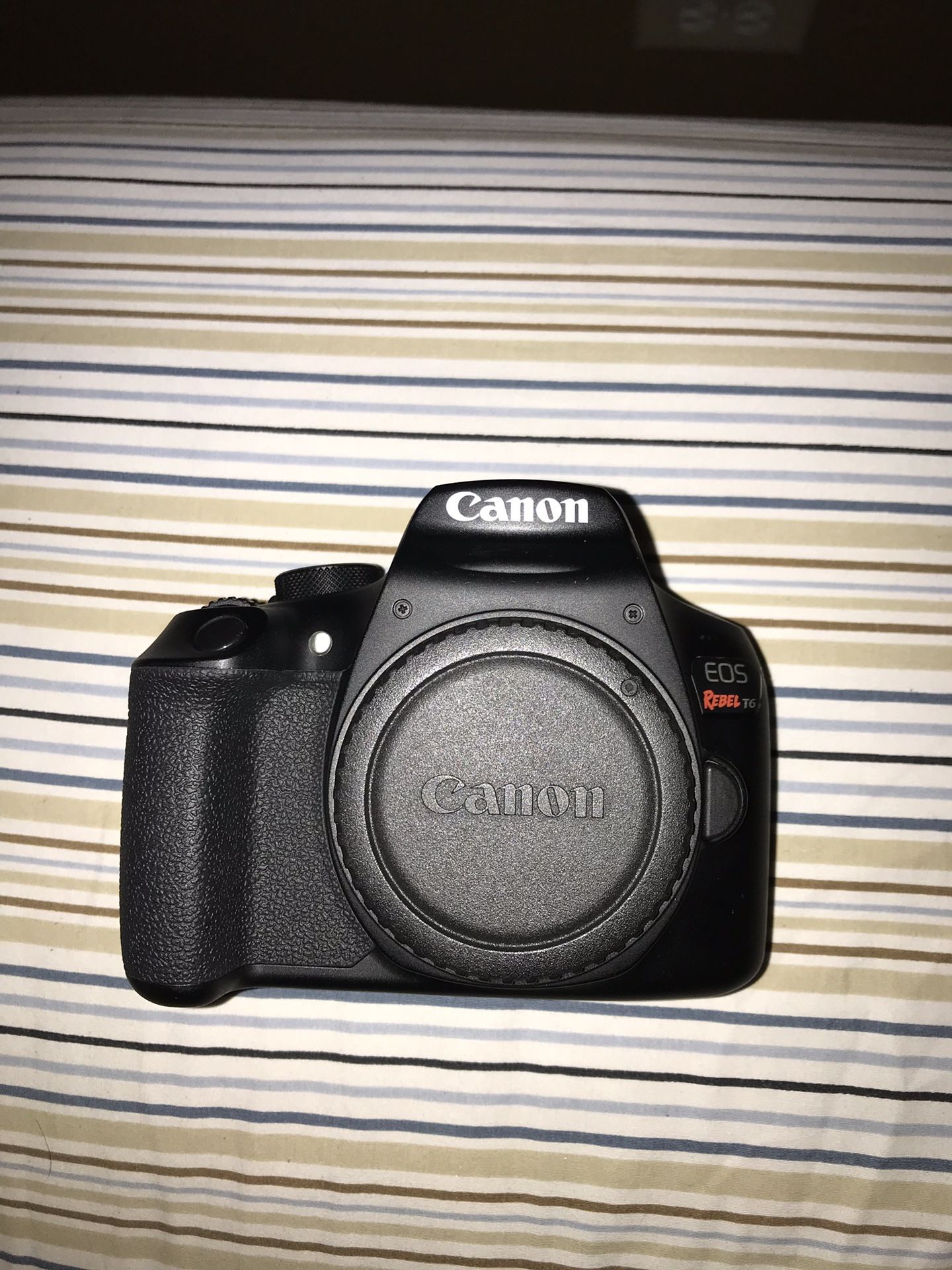 Canon EOS Rebel T6 (50 mm and 18-55mm lenses)