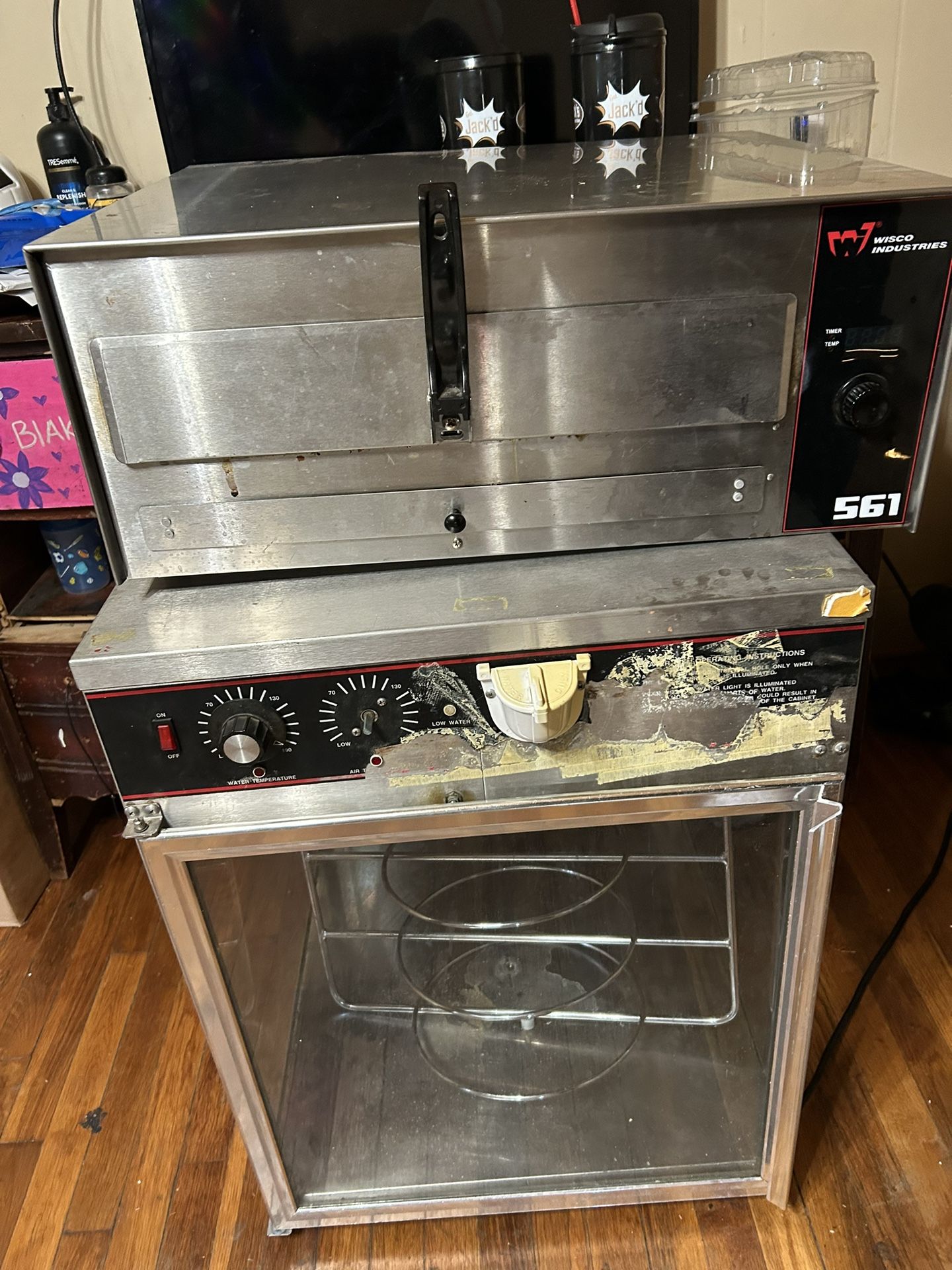 Commercial Pizza Oven + Food Warmer Display – $320 (Both for One Price!)