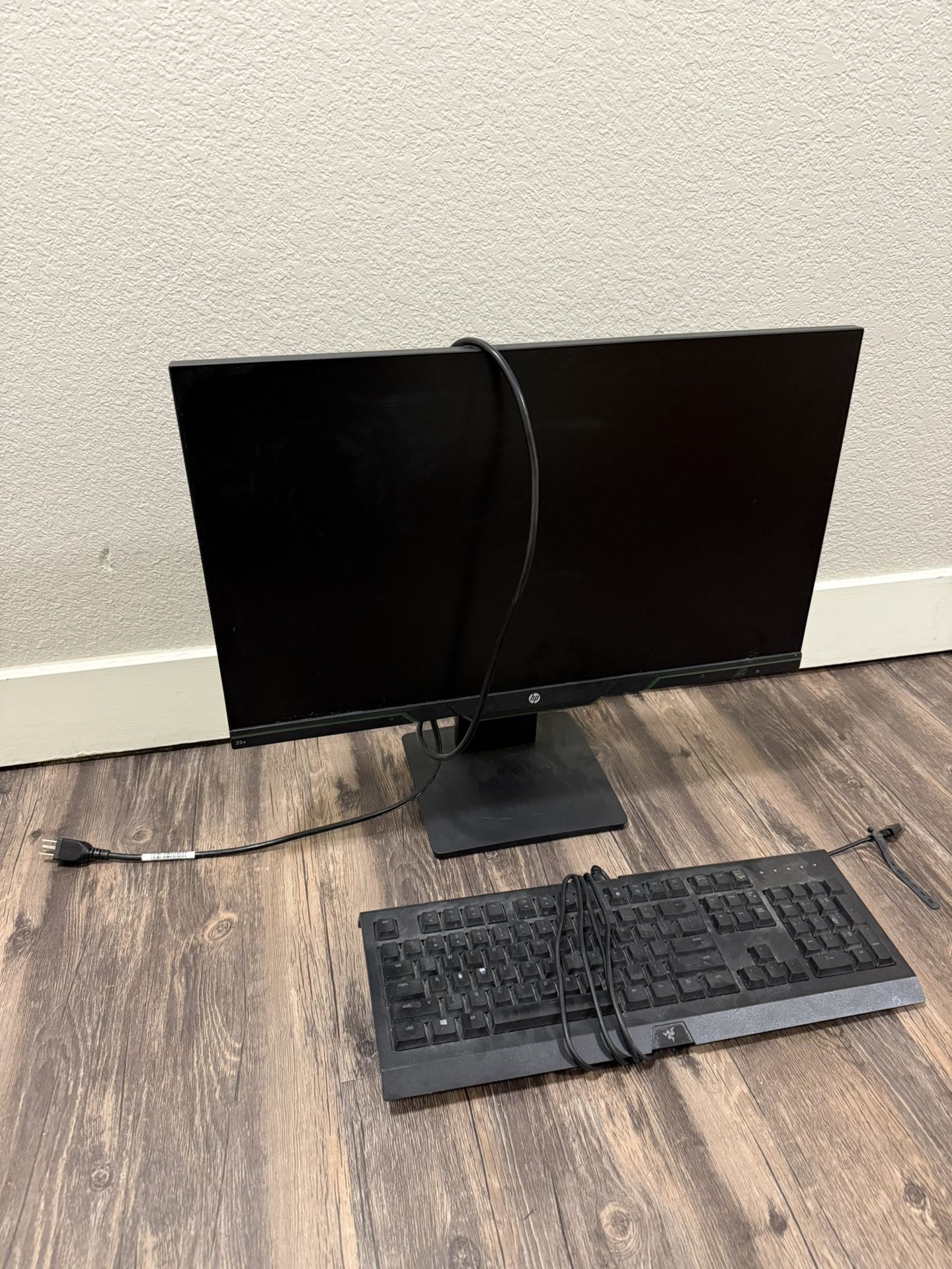 Monitor And Keyboard 