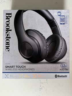 Headphones Bluetooth Smart Touch By Brookstone