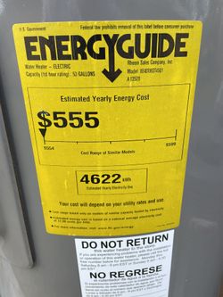 Rheem Electric Hot Water Heater 40 Gallon for Sale in Riviera Beach, FL -  OfferUp