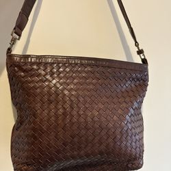 Bottega Veneta Brown Authentic Leather Bag