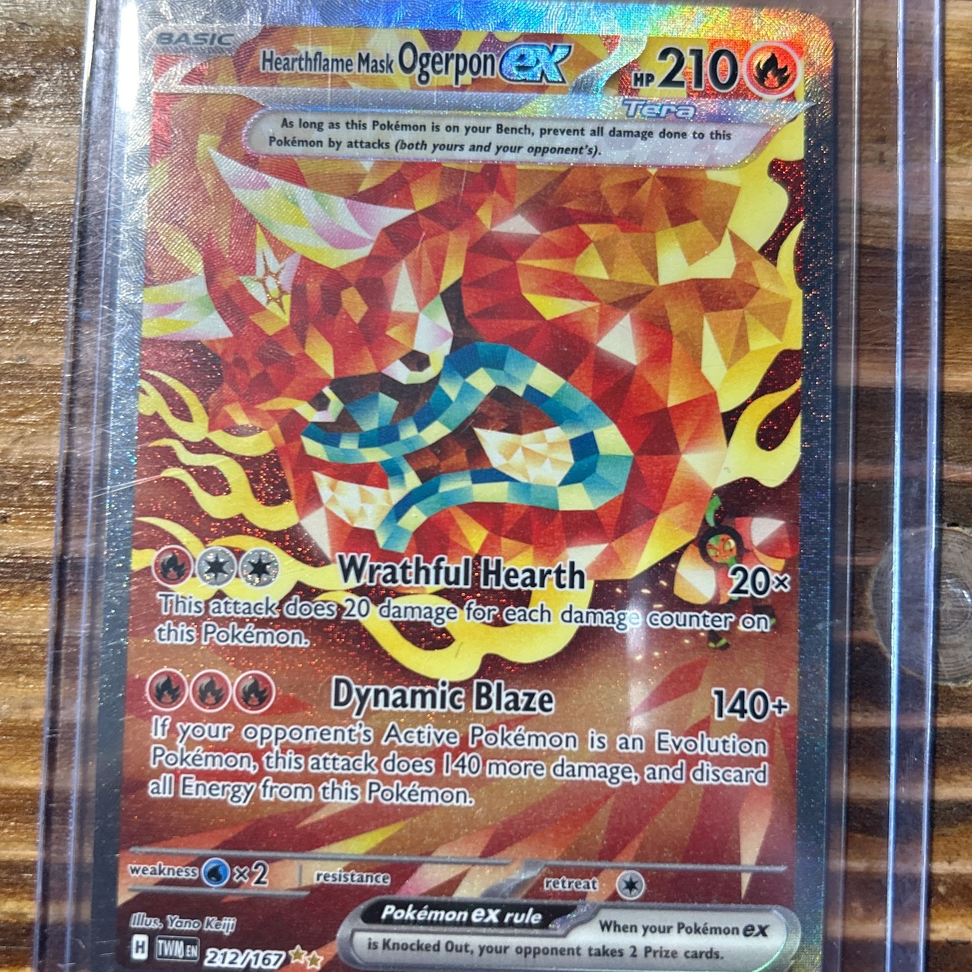 Pokémon Hearthflame Mask Ogerpon ex