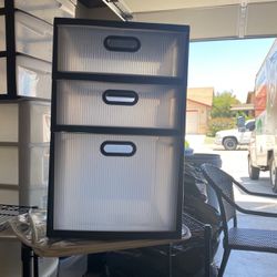 Large Three Drawer Container/$10