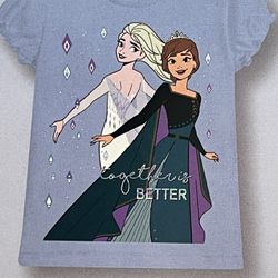 Disney Frozen Pack Of 3 Brand New Girl Shirts 4T 