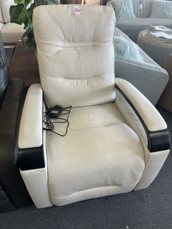 Genuine Leather Power Recliner，$320