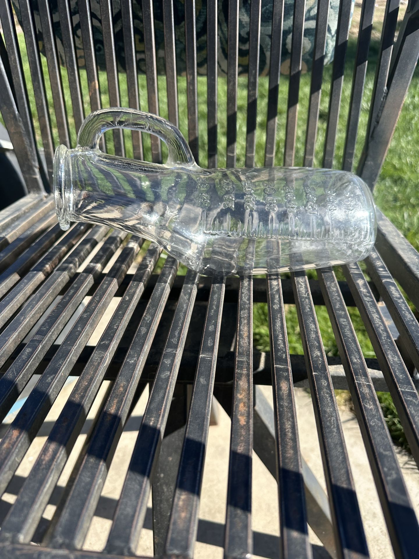 Vintage glass urinal