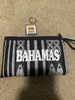 Bahamas bags and keychain