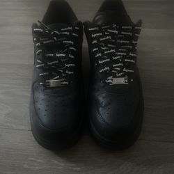 Supreme Black  Af1 