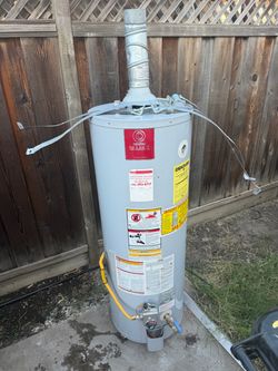 40 Gal Gas Water Heater + Extras