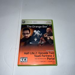 The Orange Box Xbox 360 - Complete CIB - Minty CD - Beautiful Condition