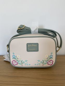 NWT Loungefly Harry Potter Deathly Hollows Floral Crossbody Bag