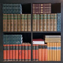 Vintage & Antiquarian Classical Literature Book Bundle (50 Books) – Decorative & Collectible Set