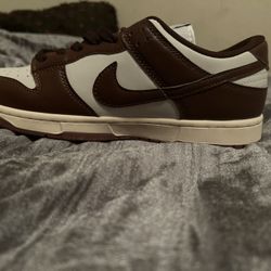 Brown And White Dunks