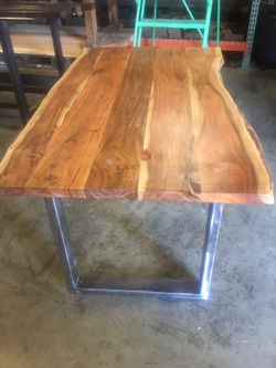 Live edge tables