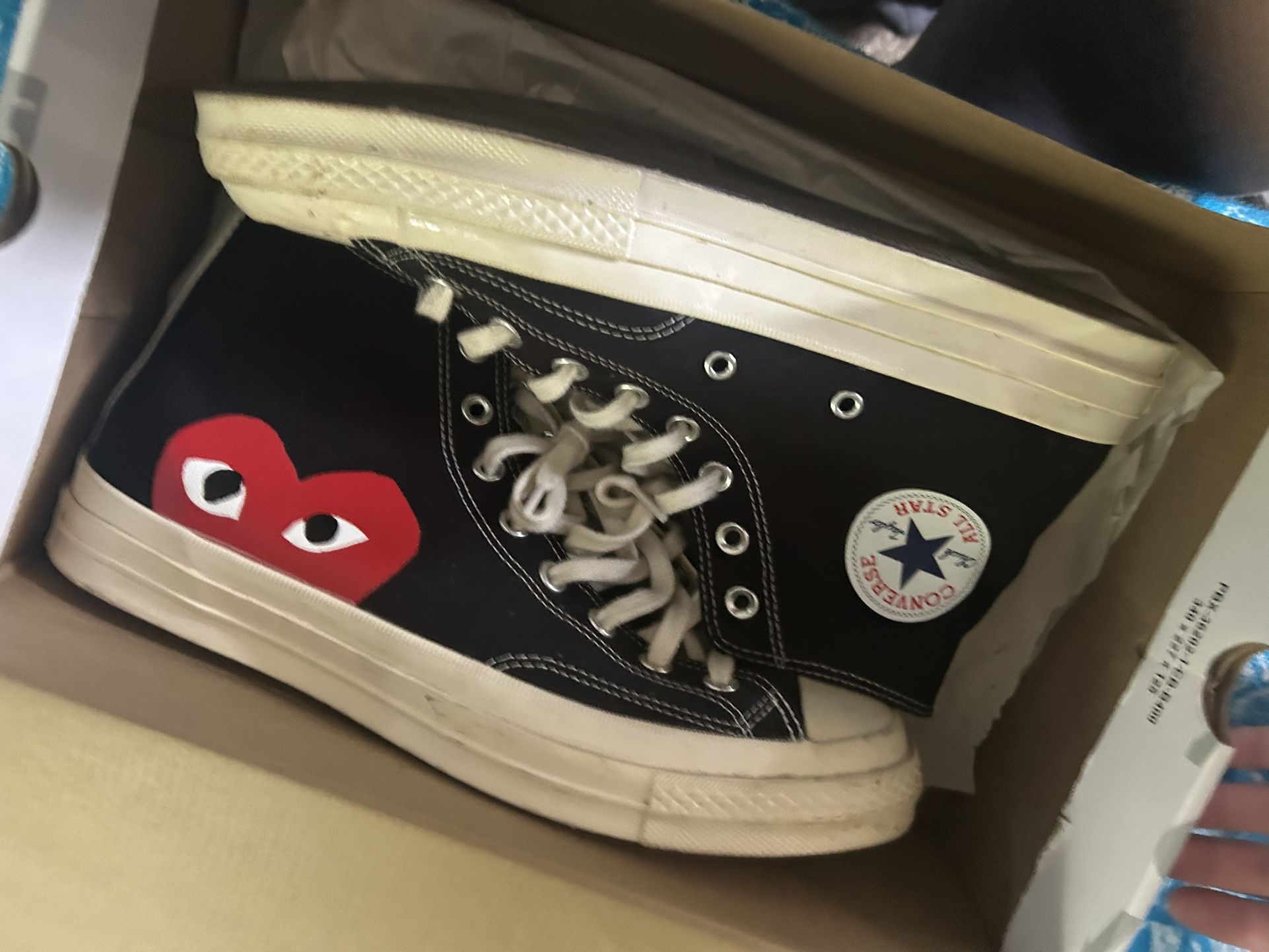 Size 9.5 CDG Converse