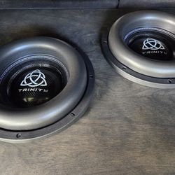 2 Trinity Audio H12's  D1 Subwoofers 3500RMS  Each