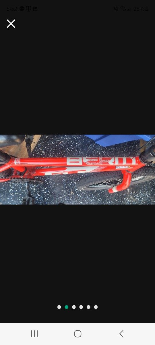 BMX GT Red New Tires And Chain