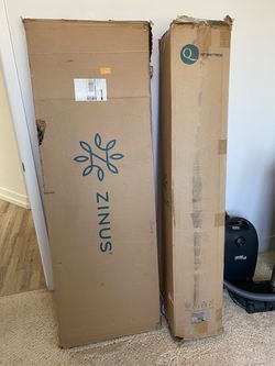 Brand New in Box Zinus Queen Mattress and bed frame