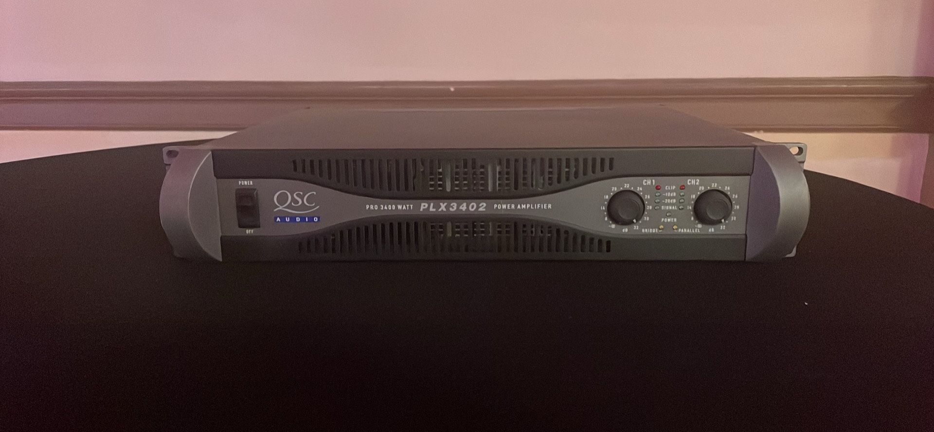 QSC PLX 3402 Power Amplifier. 3400w.