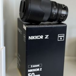 Nikon Nikkor 50mm F/1.2