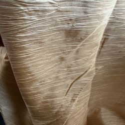 Crinkled Taffeta Piece Of Fabric  