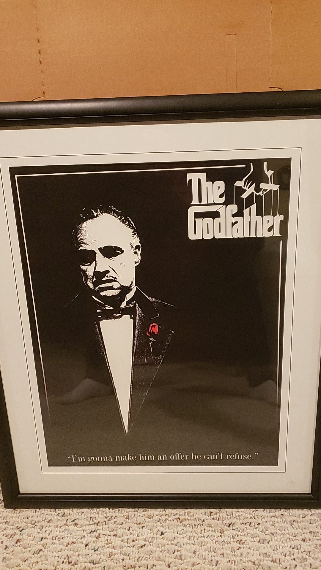 The Godfather Movie Framed Poster