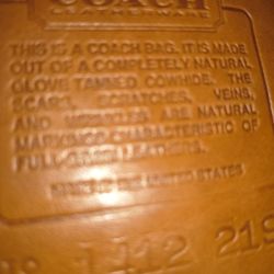 Vintage Coach Post Pouch Style 9906