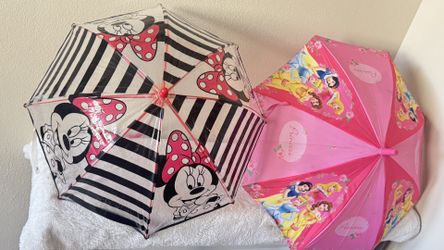 Little Gils Umbrellas ☔️ ☂️🌂Mini Mouse and Princess
