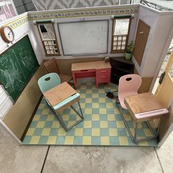 School Play Set For American Girl Dolls With Accessories 