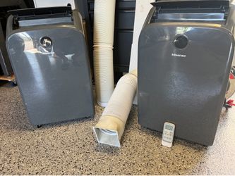 Hisense portable air conditioners.