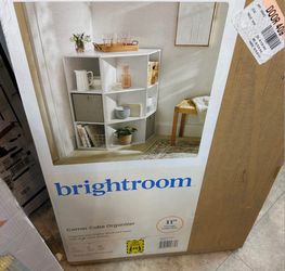 11" 9 Cube Corner Organizer White - Brightroom™