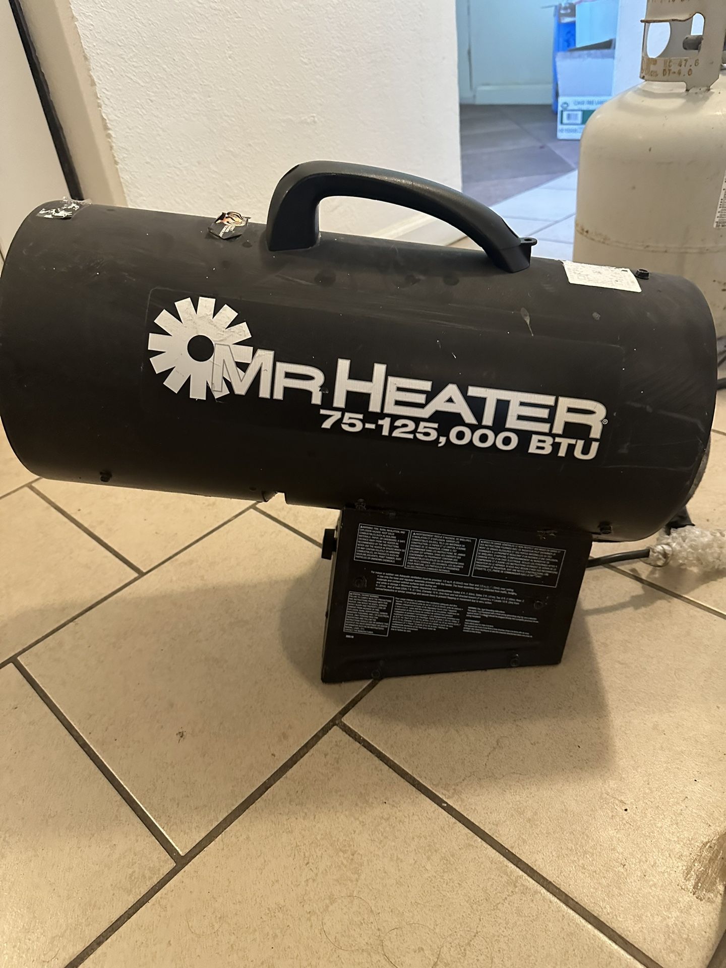 Gas Powered Blow Heater