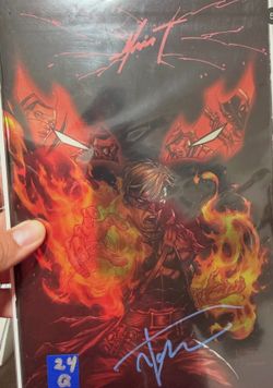 Final Boss comic book foil signature coa collectible read marvel DC