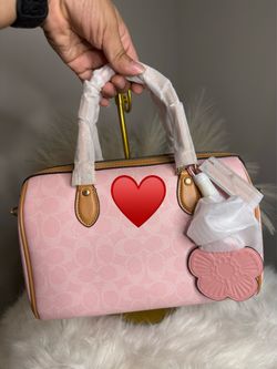 Coach Pink Rowan medium