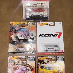 Hotwheels Volkswagen Classic BUG Car Culture, Classic Bug HW Boulevard,  Drag  Bus HW Boulevard, KONI 7 T1 Panel Bus M2 Coca Cola 🔥 OPEN TO TRADES 🚀