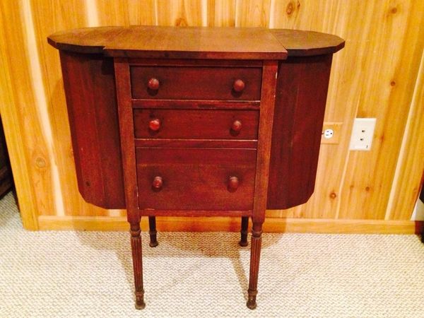 Antique Martha Washington Sewing Cabinet For Sale In Bolingbrook