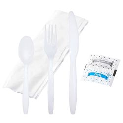 Bulk Heavy Weight Individually Wrapped Cutlery (400 Count)